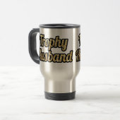 Trophy Husband Black en Gold Glittery Reisbeker (Voorkant links)