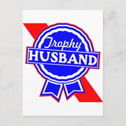 Trophy Husband Briefkaart (Voorkant)