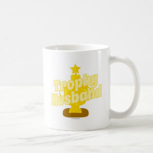Trophy Husband Cheeky Humor Motto Cartoon Koffiemok