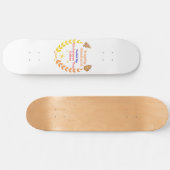 Trophy Husband Fueled by Christmas Tree Cakes Persoonlijk Skateboard (Horizontaal)