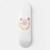 Trophy Husband Fueled by Christmas Tree Cakes Persoonlijk Skateboard (Voorkant)