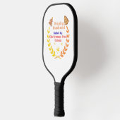 Trophy Husband Fueled by Christmas Tree Cakes Pickleball Paddle (Links)