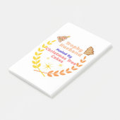 Trophy Husband Fueled by Christmas Tree Cakes Post-it® Notes (Schuin)