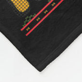 Trophy Husband Fueled By Christmas Tree Cakes Ugly Fleece Deken (Hoek)