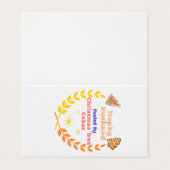 Trophy Husband Fueled by Christmas Tree Cakes Visitekaartje (Buitenkant ongevouwen)