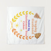 Trophy Husband Fueled by Christmas Tree Cakes Wandkleed (Voorkant (horizontaal))