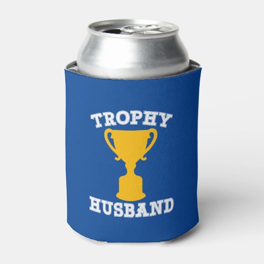 Trophy Husband Funny Blikjeskoeler (Blikje Voorkant)