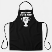 Trophy Husband funny kitchen apron for men Schort (Voorkant)
