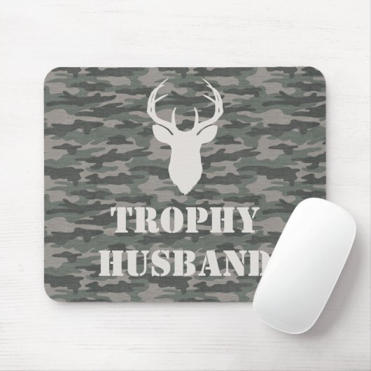 Trophy Husband Funny Mannen Gift Muismat (Met muis)