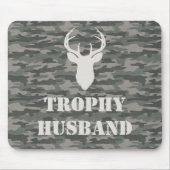 Trophy Husband Funny Mannen Gift Muismat (Voorkant)