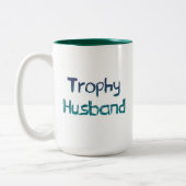 Trophy Husband gift mok (Links)