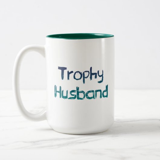 Trophy Husband gift mok (Links)