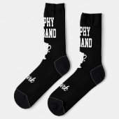 Trophy Husband gift socks with custom name Sokken (Links)