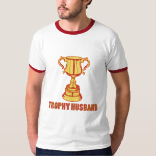 Trophy Husband, grappig+mannen+giften T-shirt