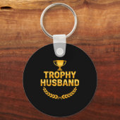 Trophy Husband Huwelijksjubileum Sleutelhanger (Voorkant)