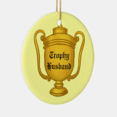Trophy Husband Keramisch Ornament (Rechts)