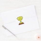 Trophy Husband Ronde Sticker (Envelop)