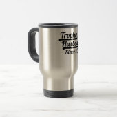 Trophy Husband sinds 2015 Reisbeker (Voorkant links)