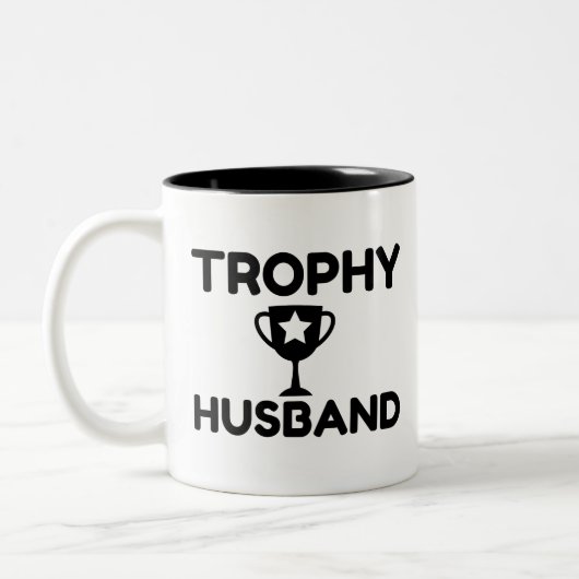 Trophy Husband Tweekleurige Koffiemok (Links)