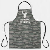 Trophy-man grappig cadeau voor mannen Camo schort (Voorkant)