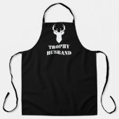 Trophy-man grappig cadeau voor mannen jachtcadeau schort (Voorkant)