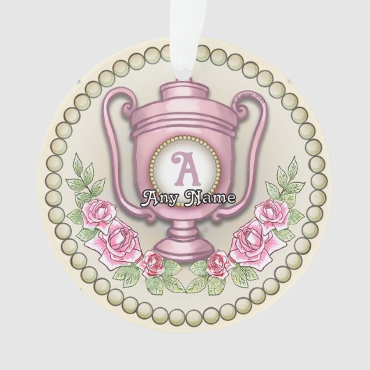 Trophy Monogram Ornament (voorkant)