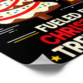 Trophy Retro Husband Fueled By Christmas Tree Cake Poster (Hoek)