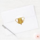 Trophy Ronde Sticker (Envelop)