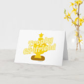 Trophy Vriendin Kaart (Gele Bloem)