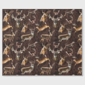 Trophy Whitetail Bucks Cadeaupapier (Vlak)