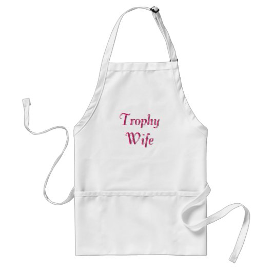 Trophy Wife Apron Standaard Schort (Voorkant)