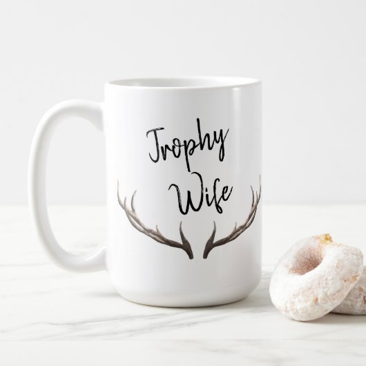 Trophy Wife Horns plezier Koffiemok (Met donut)