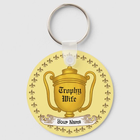 Trophy Wife Sleutelhanger (Voorkant)