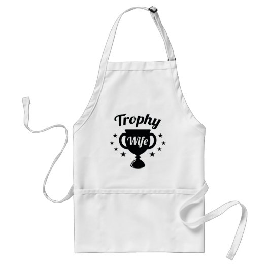 Trophy Wife Standaard Schort (Voorkant)