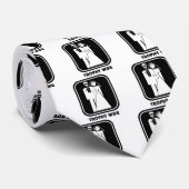 Trophy Wife Wedding Necktie / Stropdas (Opgerold)