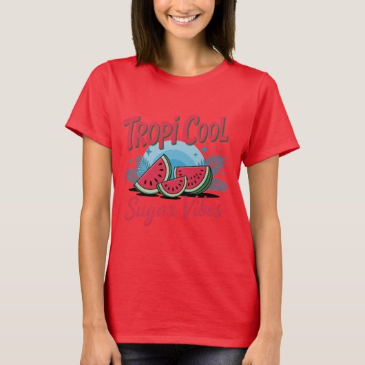 Tropi Cool Sugar Vibes T-shirt (Voorkant)