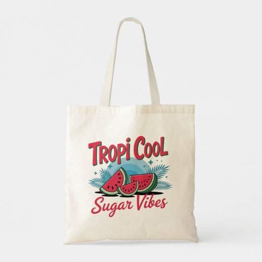 Tropi Cool Sugar Vibes Tote Bag (Achterkant)