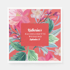 Tropic als zijn hete oranje vrijgezellenfeest servet