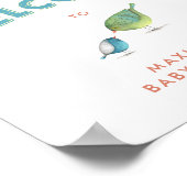 Tropic Birds Baby Shower Welcome Poster (Hoek)