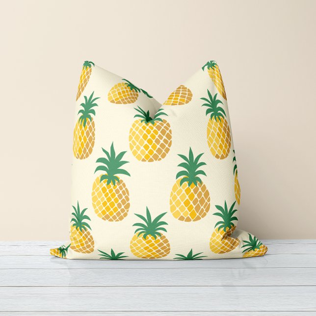 Tropic Gold Ananas Gele Tinten Kussen (Creator heeft geüpload)