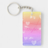 Tropic Heart Chain Glow Keychain (Voorkant)