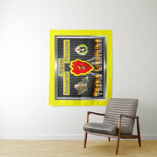 "Tropic Lightning" 25e Infanteriedivisie Wandkleed (In situ)