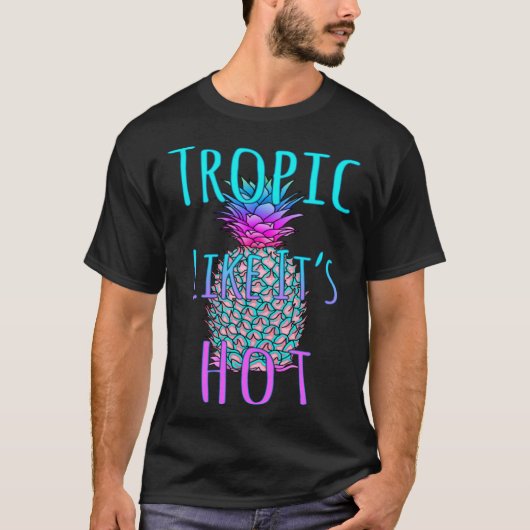 Tropic Like It Is Hot Beach T-shirt (Voorkant)