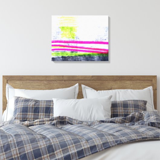 Tropic Midnight Canvas Afdruk (Insitu (Slaapkamer))