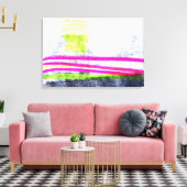 Tropic Midnight Canvas Afdruk (Insitu (Woonkamer))