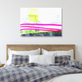 Tropic Midnight Canvas Afdruk (Insitu (Slaapkamer))