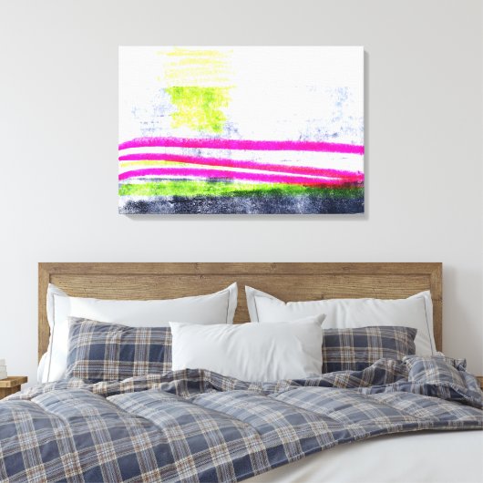 Tropic Midnight Canvas Afdruk (Insitu (Slaapkamer))