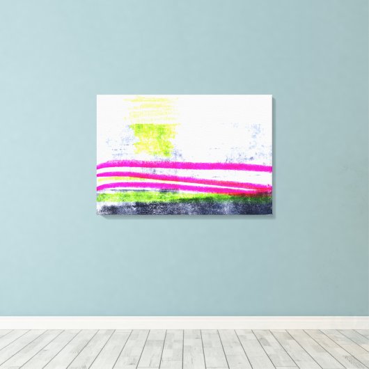 Tropic Midnight Canvas Afdruk (Insitu (Houten vloer))