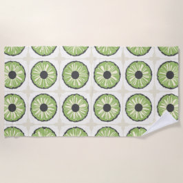 Tropic Slice Leafy Green Strandlaken