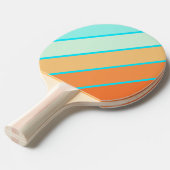 Tropic Splash Bold Gestreepte Tafeltennisbatje (Voorkant Gekanteld)